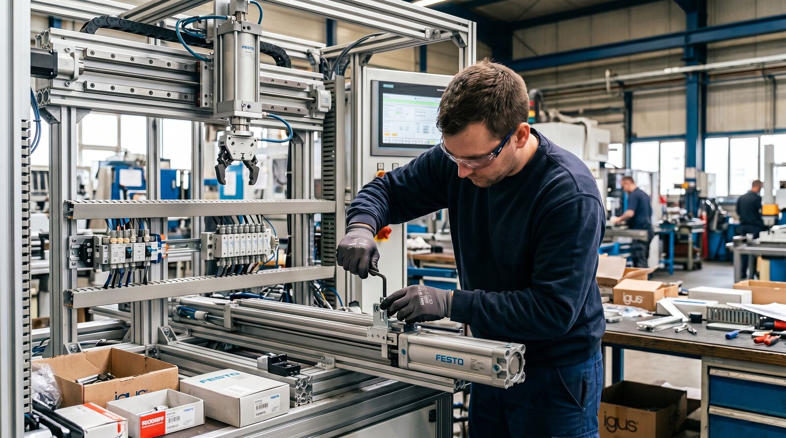 Industriemechaniker auf Abruf