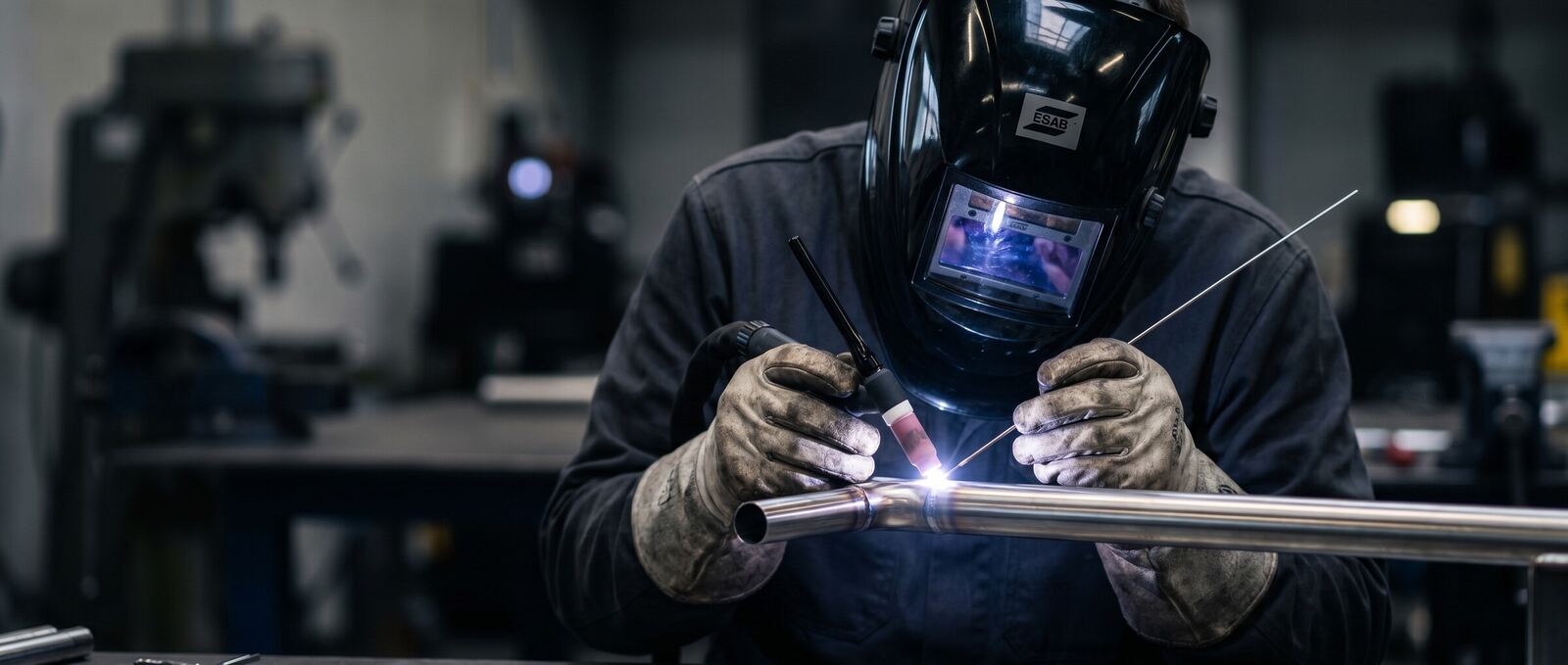 Schweißer für Industrieprojekte