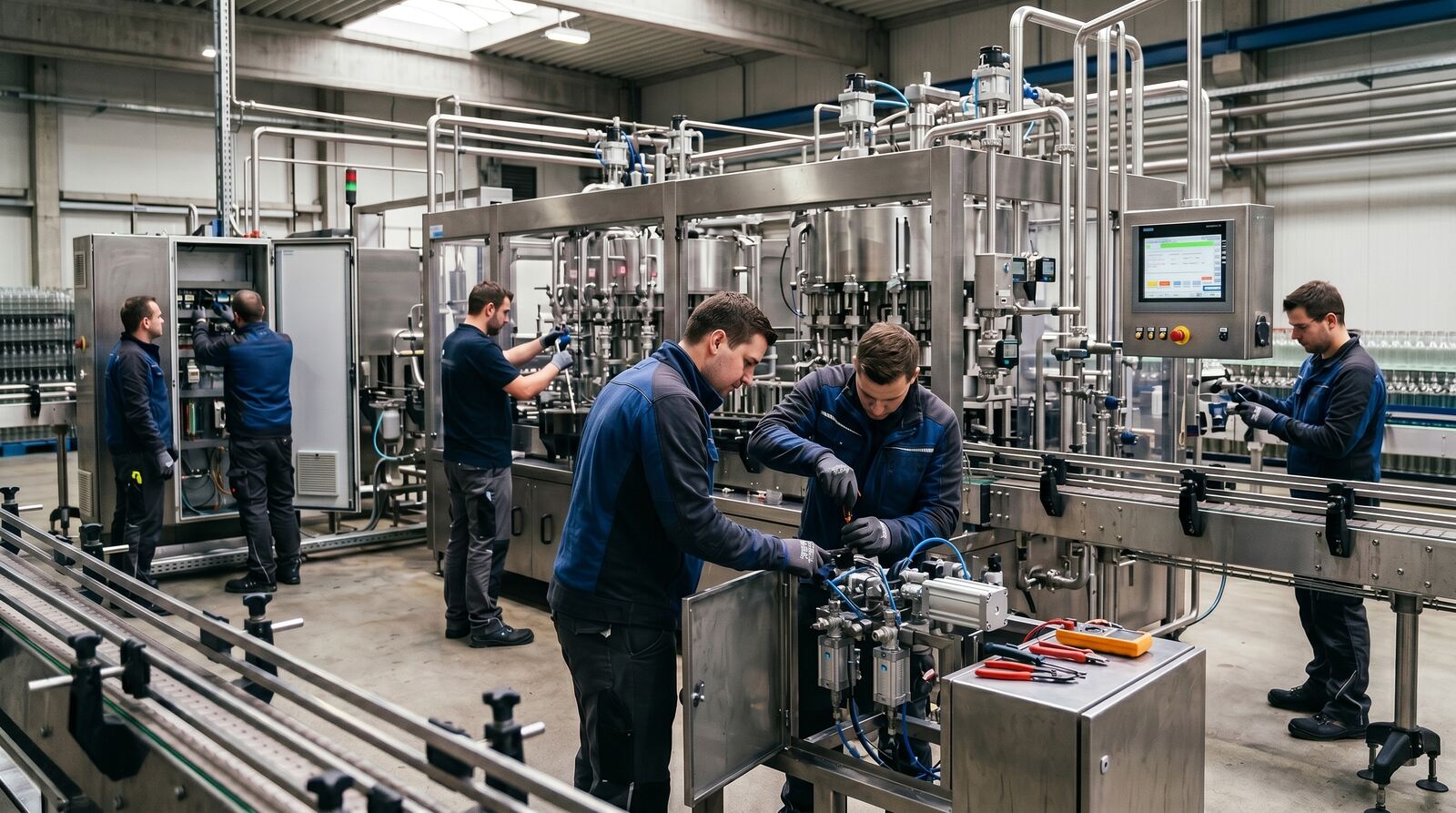 12 Industriemechaniker für Anlagenstillstand